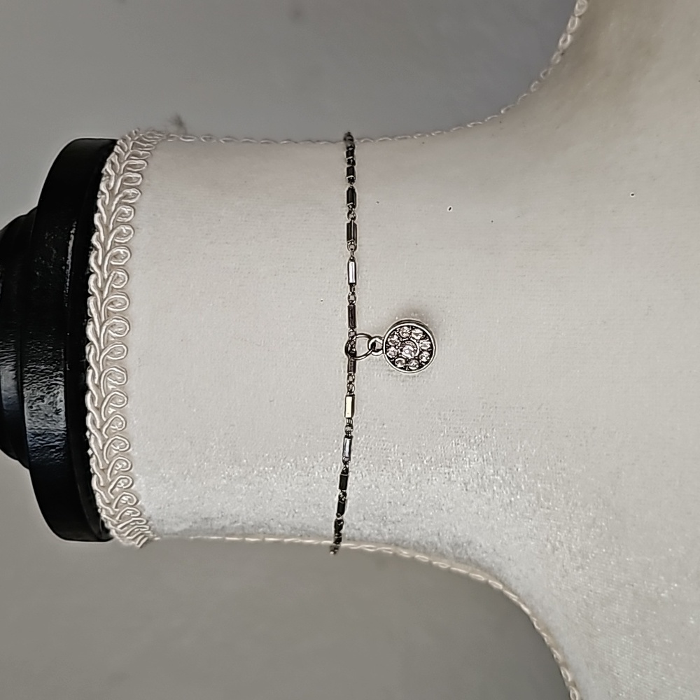 Rhinestone Pendant Choker Necklace 12 Inches Box B/21